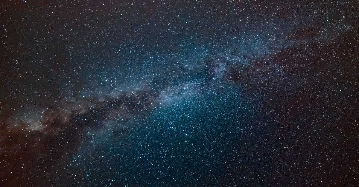 A stunning view of the Milky Way galaxy filling the night sky, showcasing countless stars.