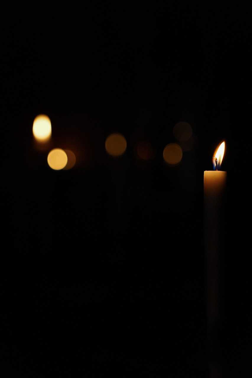 candle, meditation, candlelight, dark, memory, memorial, light in the darkness, silence, remembrance