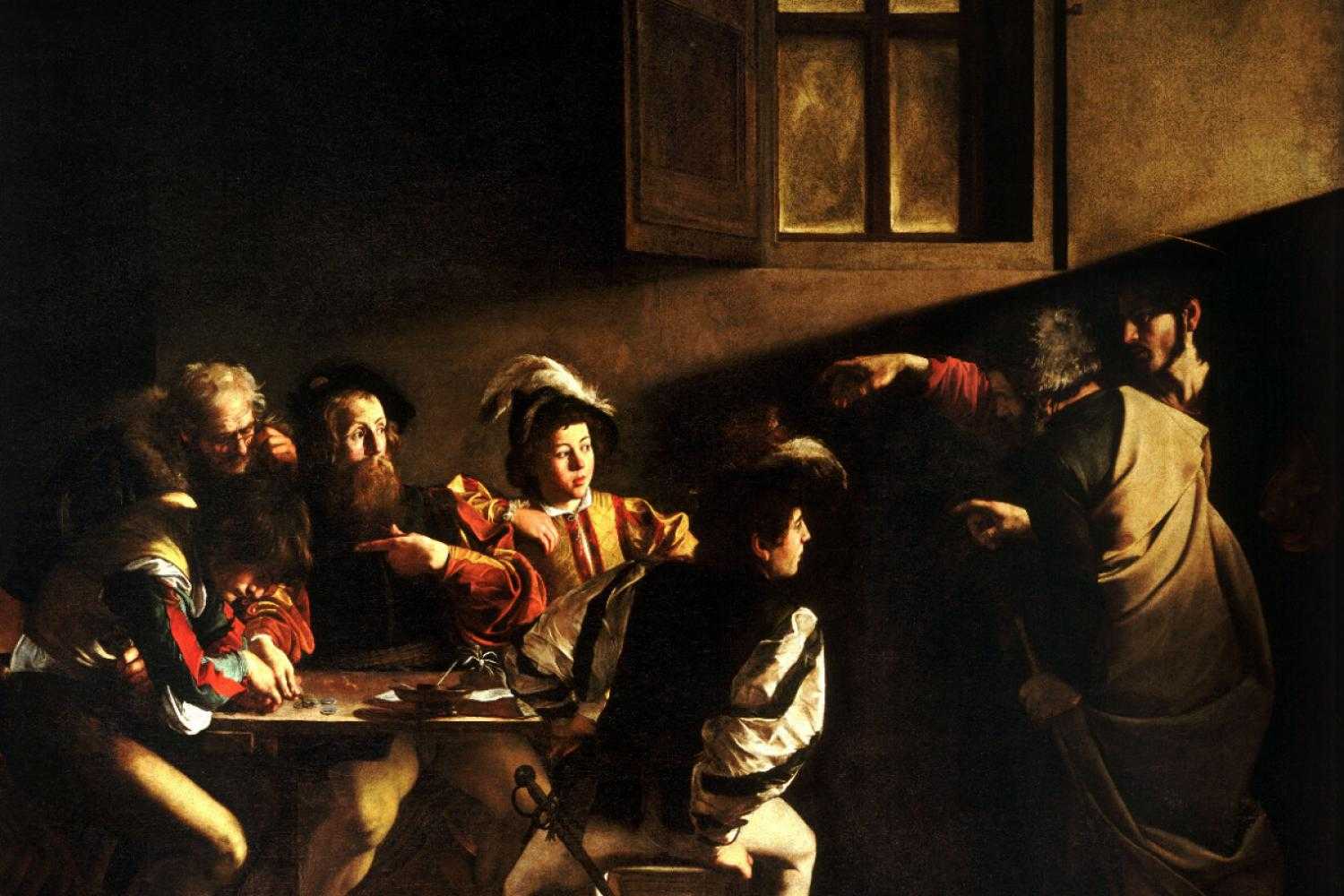 caravaggio the calling of st matthew 1200x800 wikimedia public domain 1 caravaggio the calling of st matthew 1200x800 wikimedia public domain 1