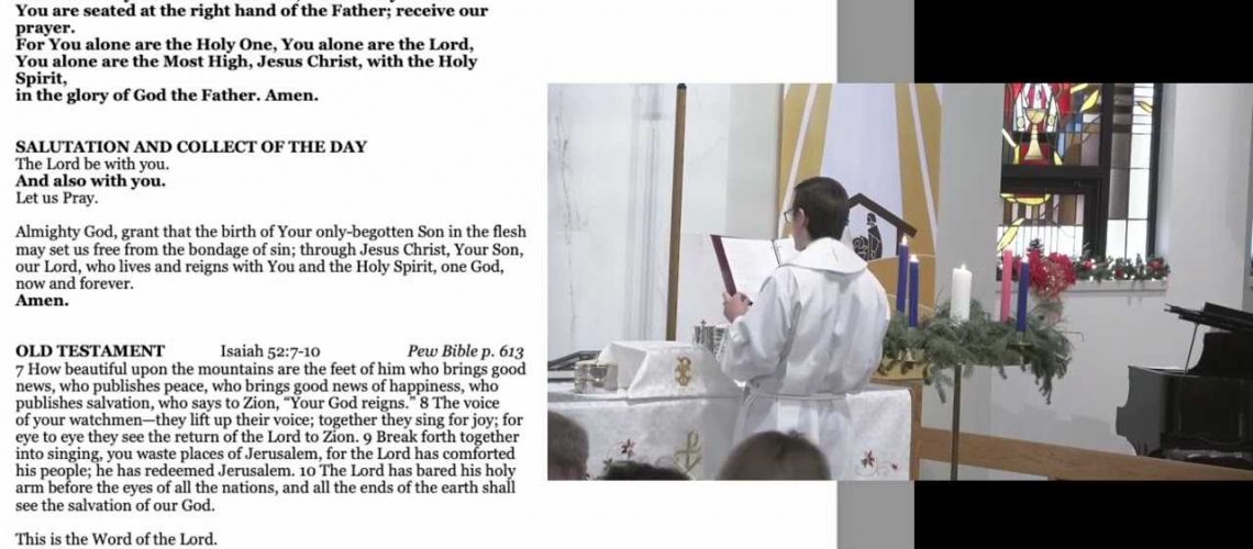Video Thumbnail: 12-25-25 - The Nativity of Our Lord