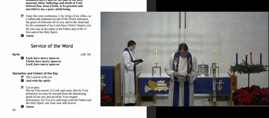 Video Thumbnail: 12-3-23 - First Sunday in Advent