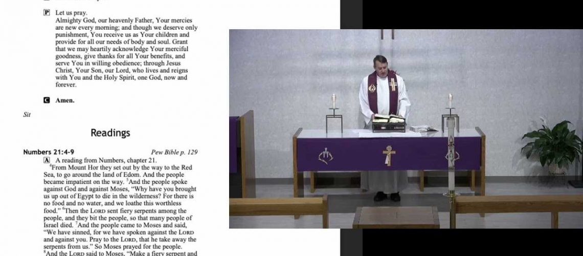 Video Thumbnail: 3-10-24 - Fourth Sunday in Lent